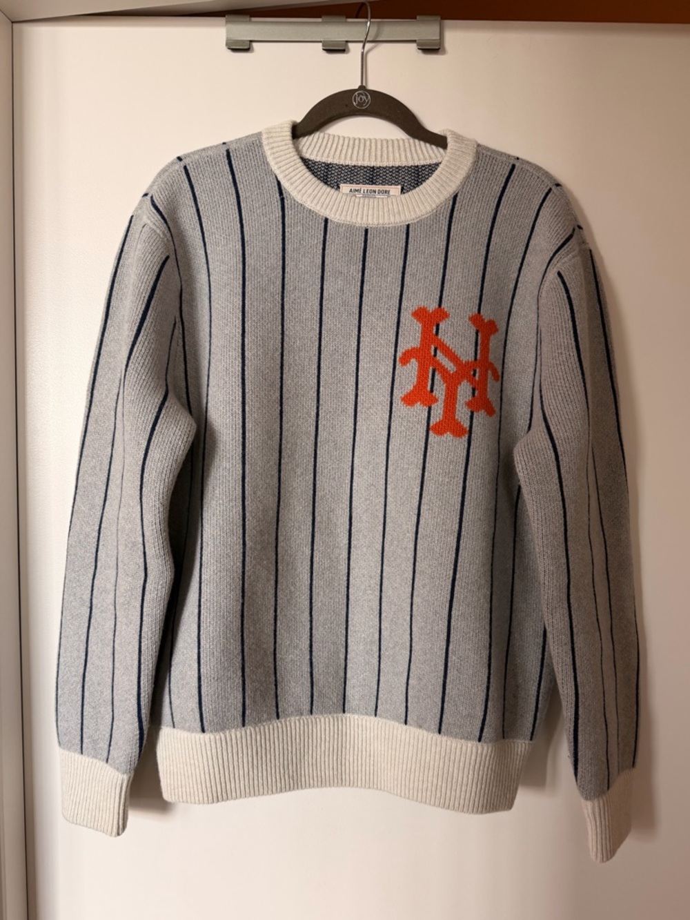 Aime Leon Dore New York Mets pinstripe sweater